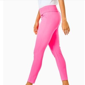 Lilly Pulitzer Bright Hot Pink Ankle Ponte Pants